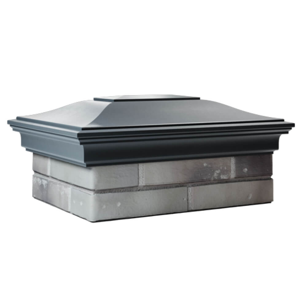 Колпак Zking Монблан Серый на столб 2х1.5 кирпича (515х385мм) в Волхове фото