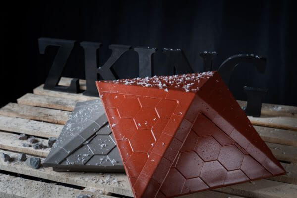 Колпак Zking Эверест Красный на столб 1.5х1.5 кирпича (390х390мм) в Волхове фото