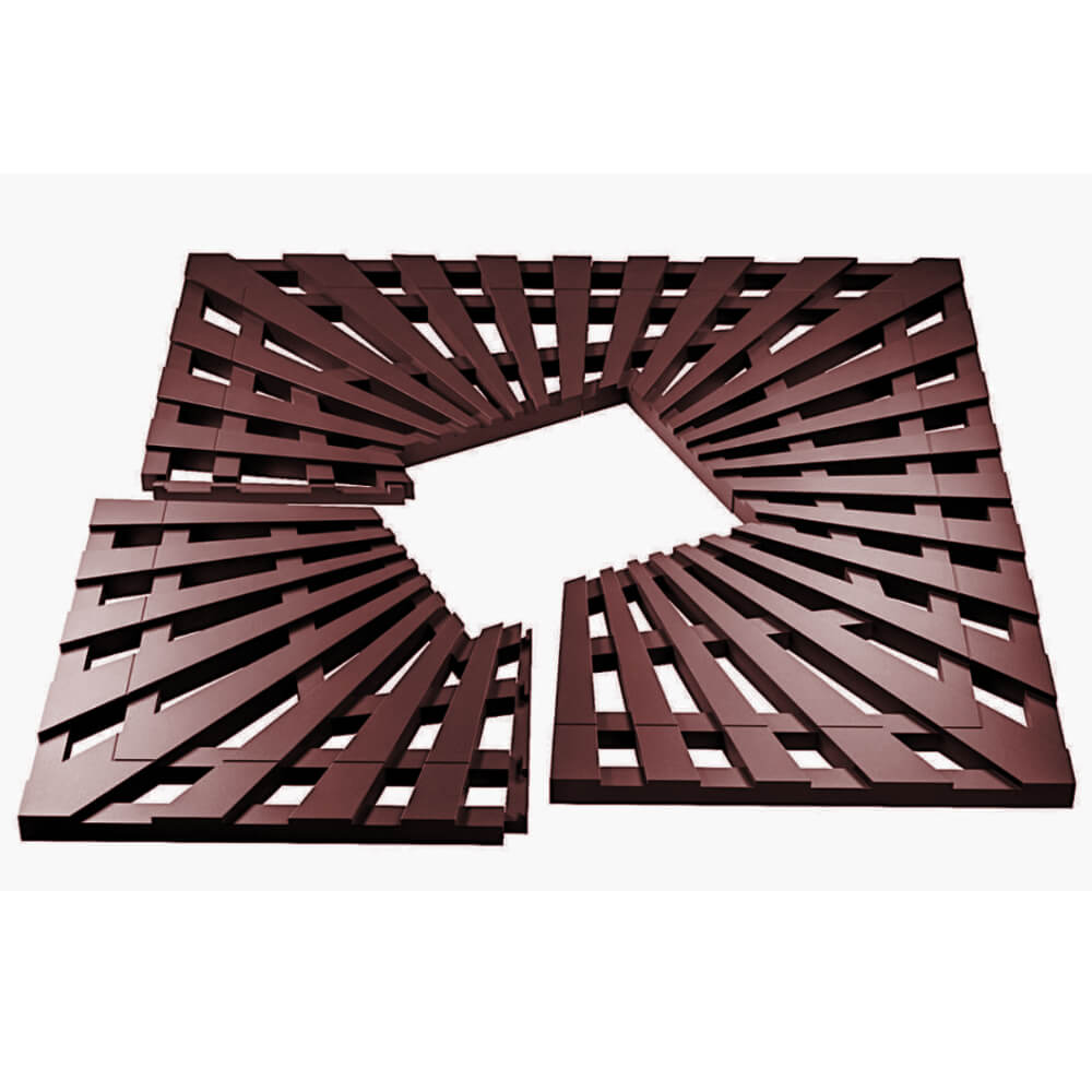 Приствольная решетка для дерева ZKING ATMOSPHERE 1.2х1.2м Коричневая в Волхове фото