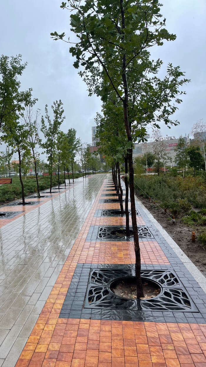 Приствольная решетка для дерева ZKING CRUST 1.2х1.2м Черная в Волхове фото