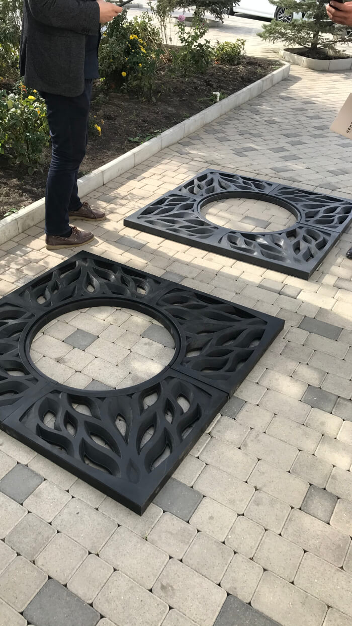 Приствольная решетка для дерева ZKING CRUST 1.2х1.2м Черная в Волхове фото