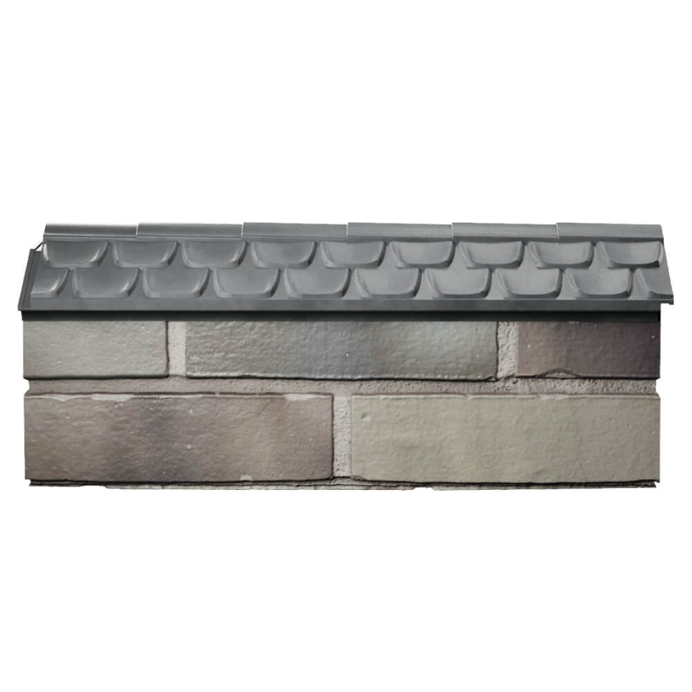 Парапет Zking Эльбрус Серый с посадкой на 0.5 кирпича (130мм) в Волхове фото