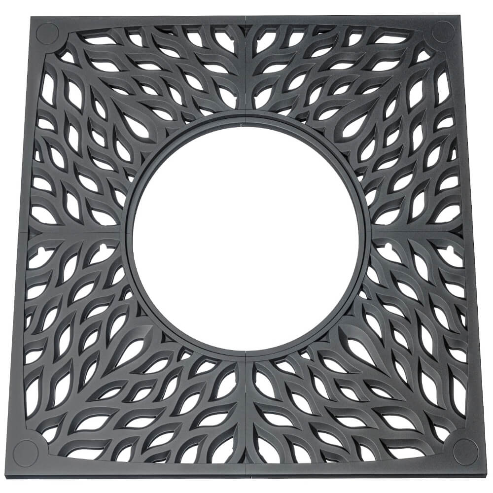 Приствольная решетка для дерева ZKING CRUST 2х2м Черная Волхов фото