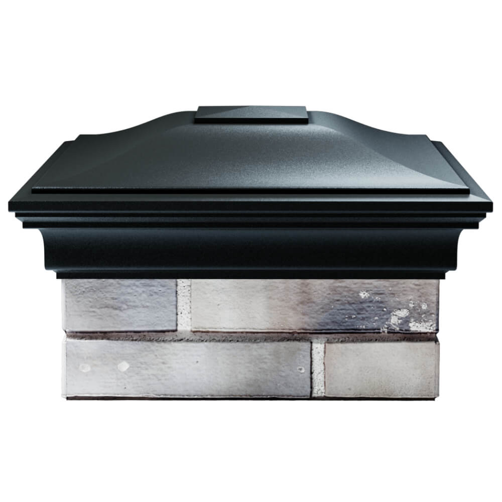 Колпак Zking Монблан Черный на столб 1.5х1.5 кирпича (385х385мм) Волхов фото