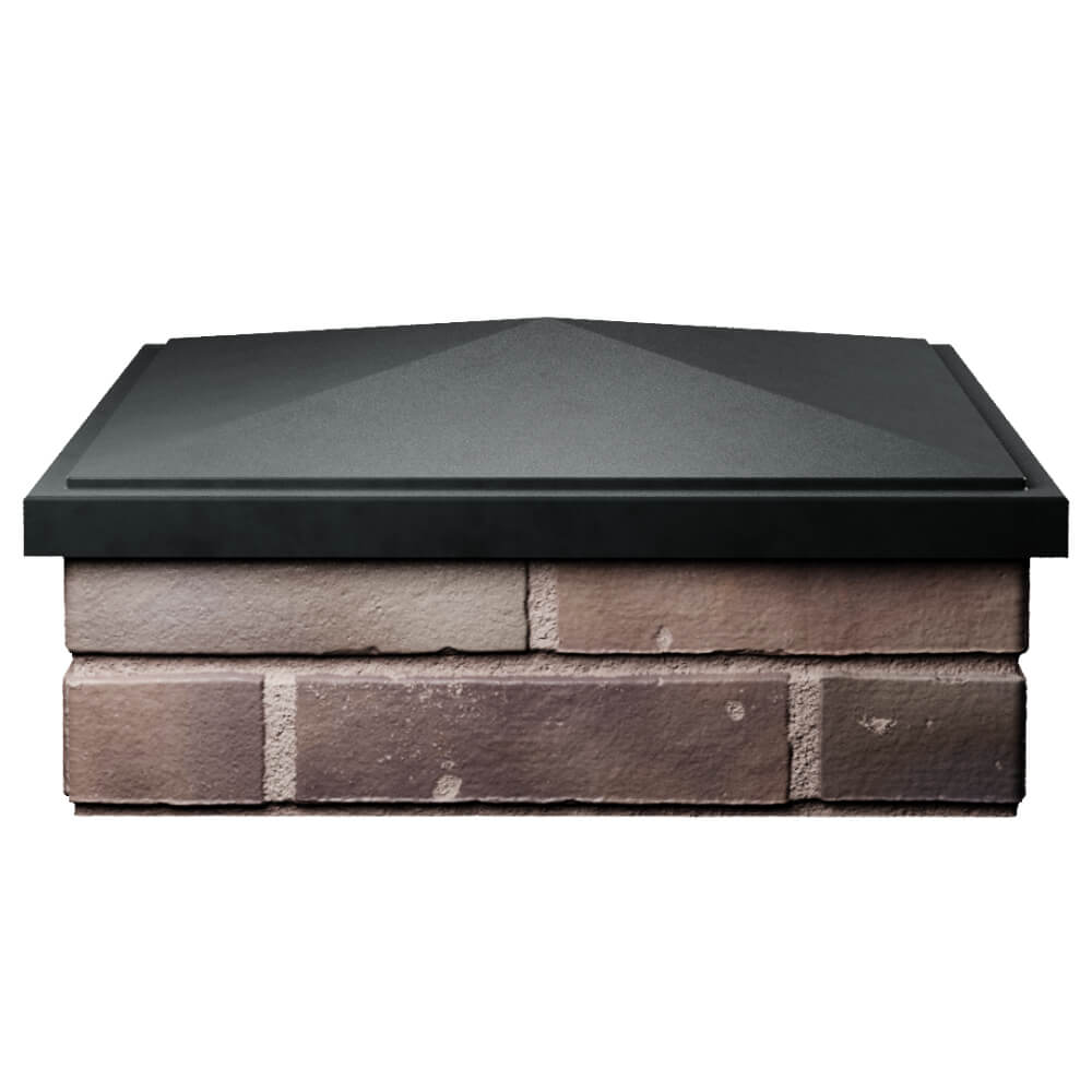 Колпак Zking БонаМоно Черный на столб 2х2 кирпича (515х515, 530х530мм) Волхов фото