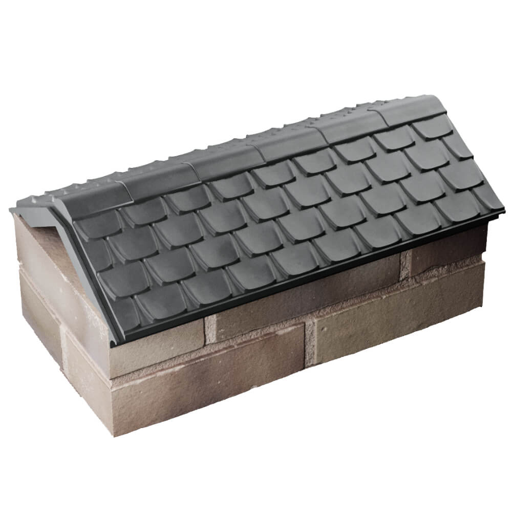 Парапет Zking Эльбрус Серый с посадкой на 1 кирпич (255мм) в Волхове фото