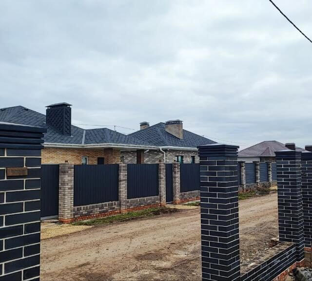 Колпак Zking Бона ХайТек Серый на столб 1.5х1.5 кирпича (385х385мм) в Волхове фото