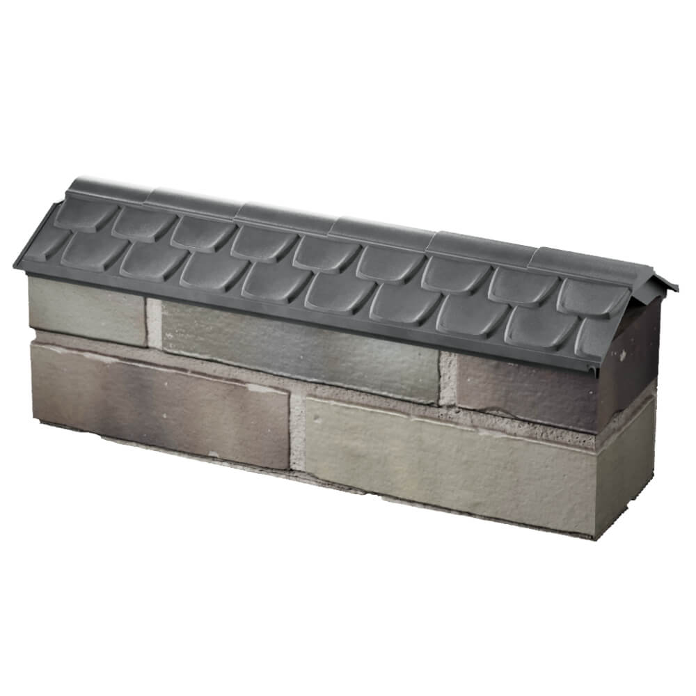 Парапет Zking Эльбрус Серый с посадкой на 0.5 кирпича (130мм) в Волхове фото