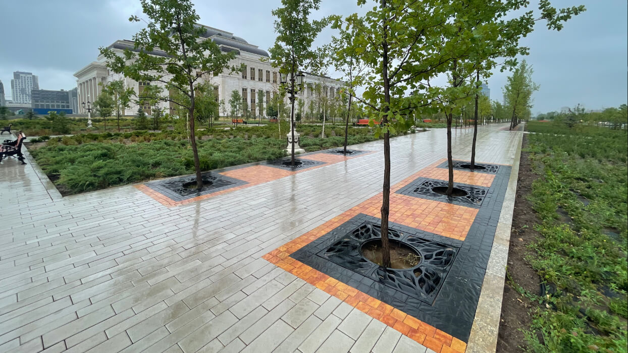 Приствольная решетка для дерева ZKING CRUST 1.2х1.2м Черная в Волхове фото