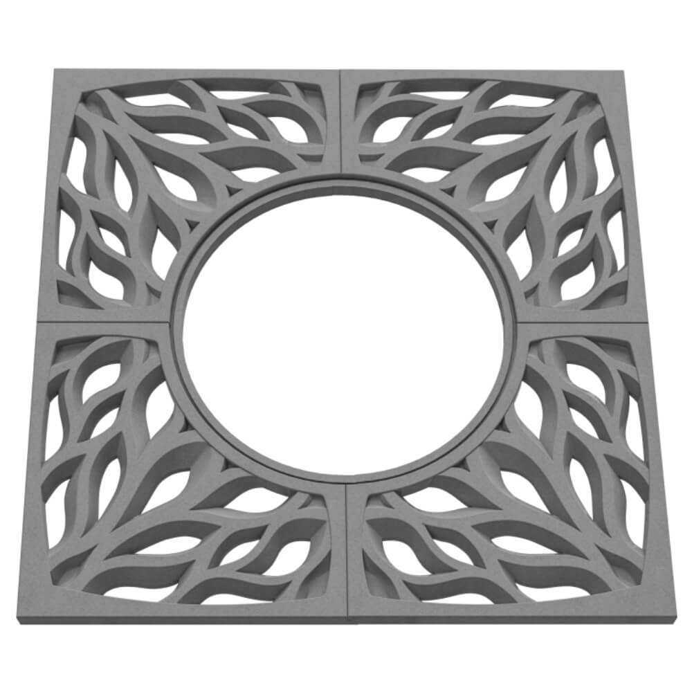 Приствольная решетка для дерева ZKING CRUST 1.2х1.2м Серая в Волхове фото