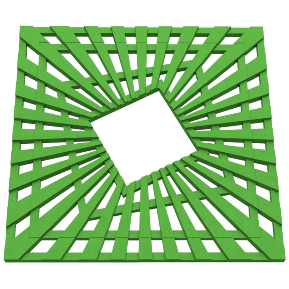 Приствольная решетка для дерева ZKING ATMOSPHERE 1.2х1.2м Зеленая в Волхове фото