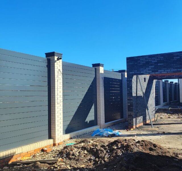 Колпак Zking Бона ХайТек Серый на столб 1.5х1.5 кирпича (385х385мм) в Волхове фото