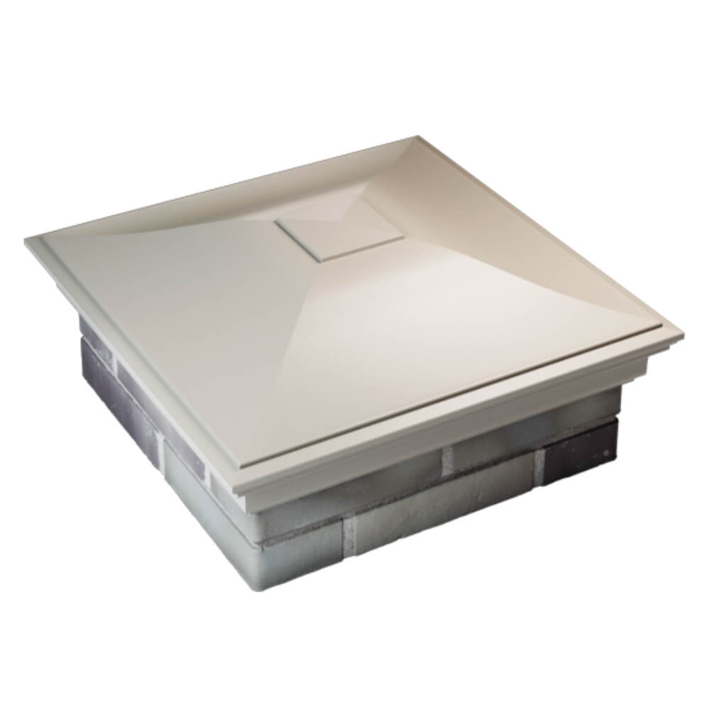 Колпак Zking Монблан Бежевый на столб 2х2 кирпича (515х515мм) Волхов фото