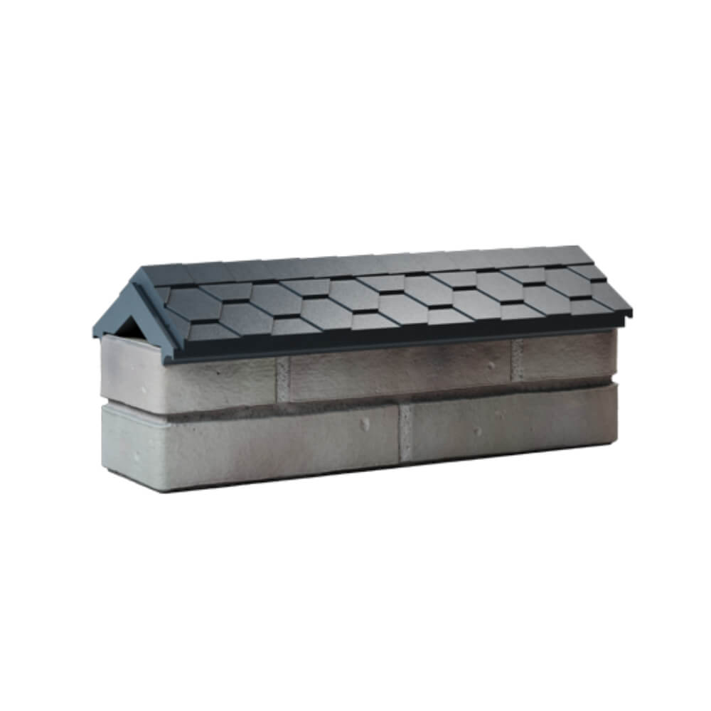 Парапет Zking Эверест Серый с посадкой на 0.5 кирпича (130мм) Волхов фото