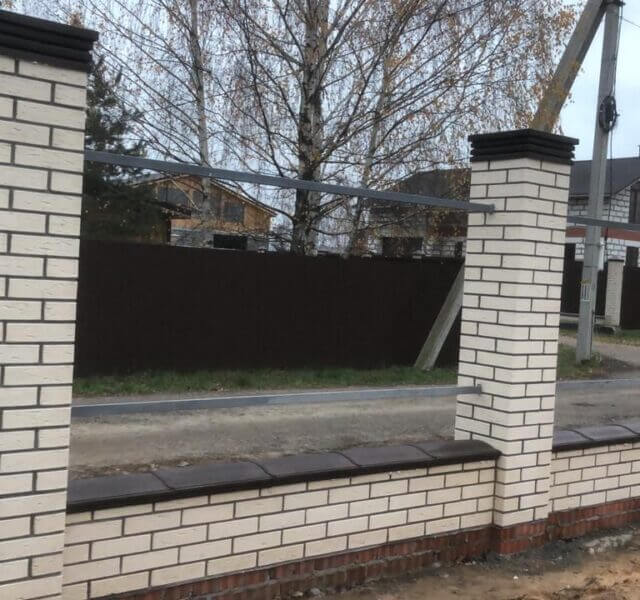 Колпак Zking Бона ХайТек Коричневый на столб 1.5х1.5 кирпича (385х385мм) в Волхове фото