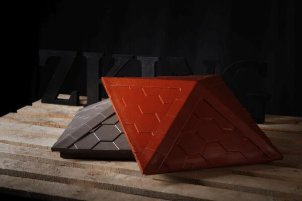 Колпак Zking Эверест Красный на столб 1.5х1.5 кирпича (390х390мм) в Волхове фото