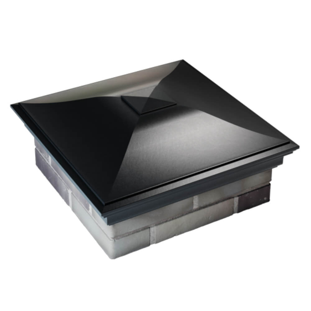 Колпак Zking Монблан Черный на столб 2х2 кирпича (515х515мм) Волхов фото