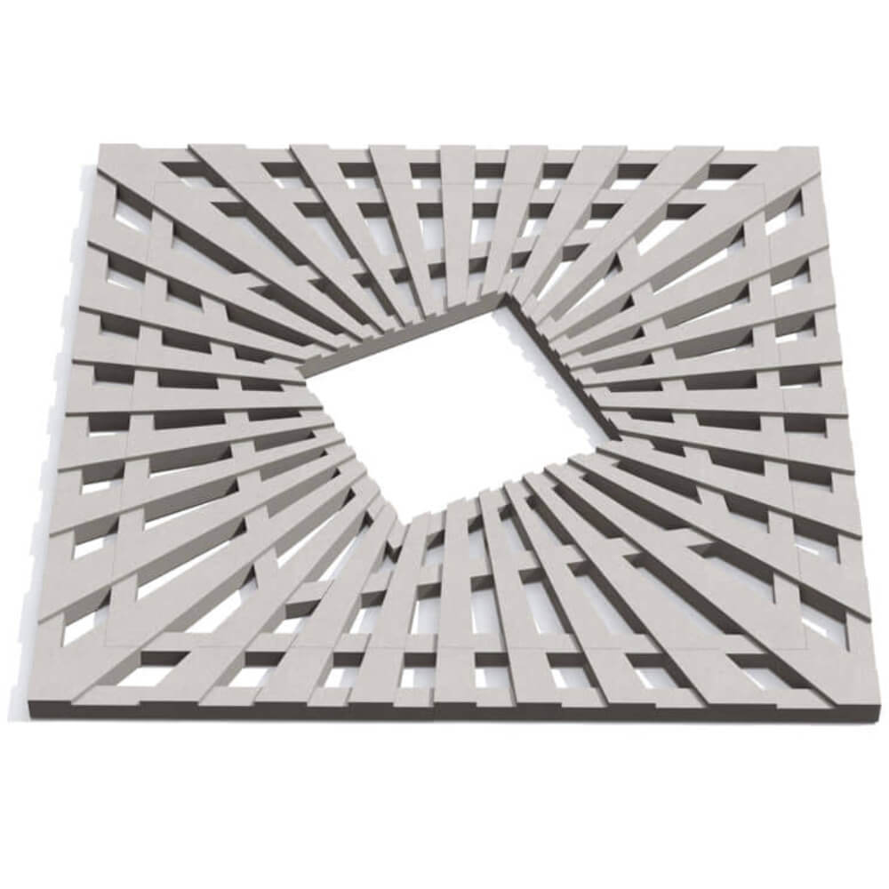 Приствольная решетка для дерева ZKING ATMOSPHERE 1.2х1.2м Бежевая Волхов фото