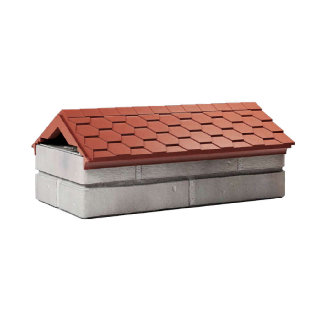 Парапет Zking Эверест Красный с посадкой на 1 кирпич (200/225/255мм) Волхов фото