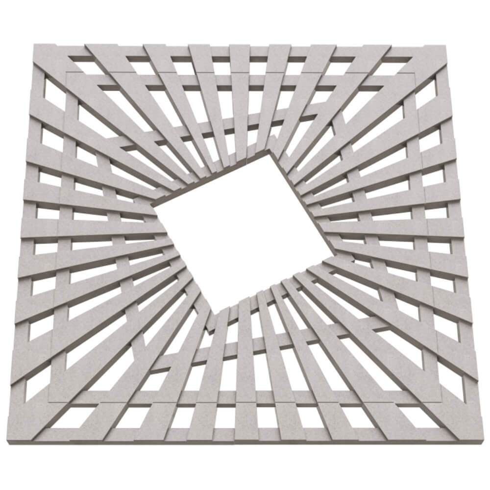 Приствольная решетка для дерева ZKING ATMOSPHERE 1.2х1.2м Бежевая в Волхове фото