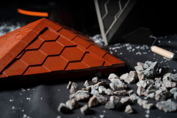 Колпак Zking Эверест Красный на столб 1.5х1.5 кирпича (390х390мм) в Волхове фото