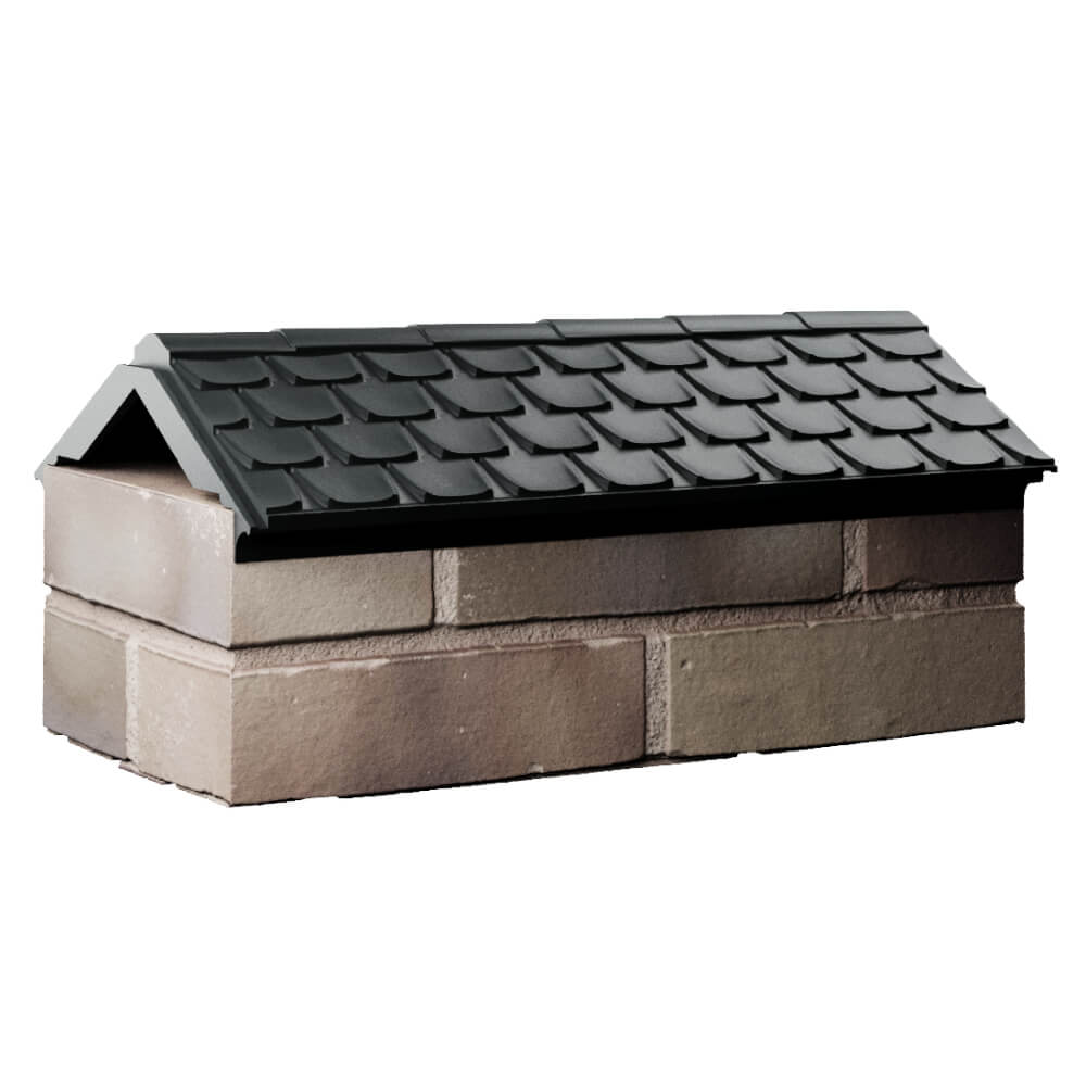 Парапет Zking Эльбрус Черный с посадкой на 1 кирпич (255мм) Волхов фото