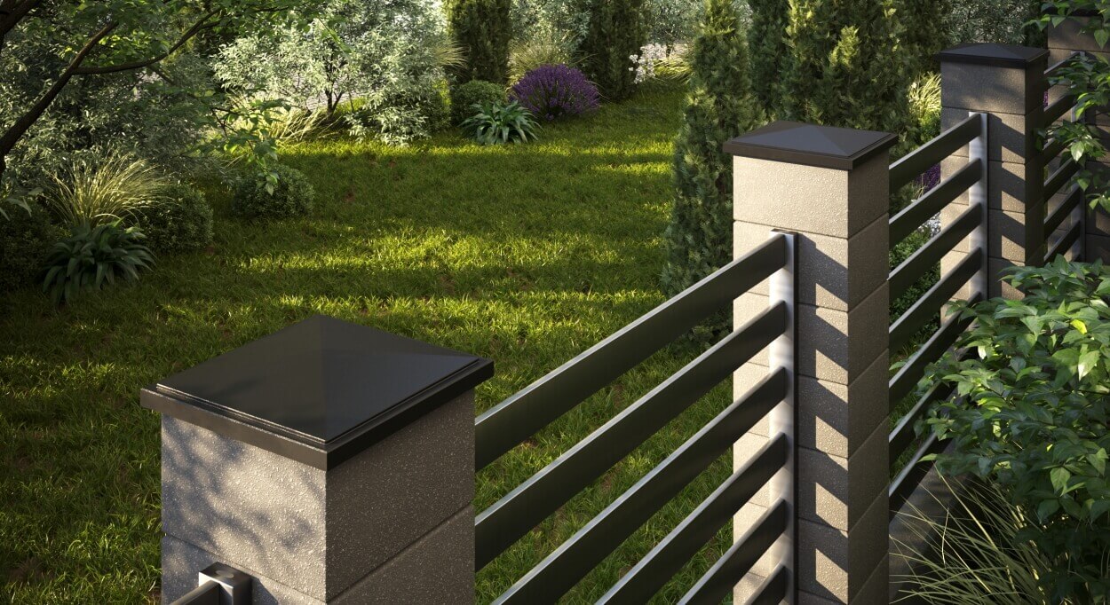 Колпак Zking БонаМоно Коричневый на столб 1.5х1.5 кирпича (385х385, 400х400мм) в Волхове фото