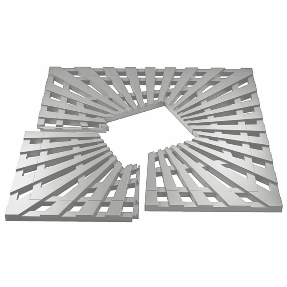 Приствольная решетка для дерева ZKING ATMOSPHERE 1.2х1.2м Бежевая в Волхове фото