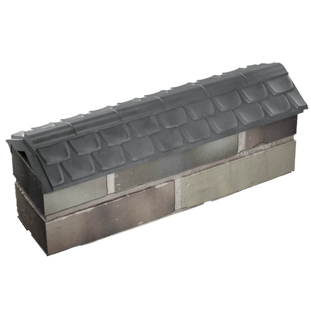 Парапет Zking Эльбрус Серый с посадкой на 0.5 кирпича (130мм) в Волхове фото