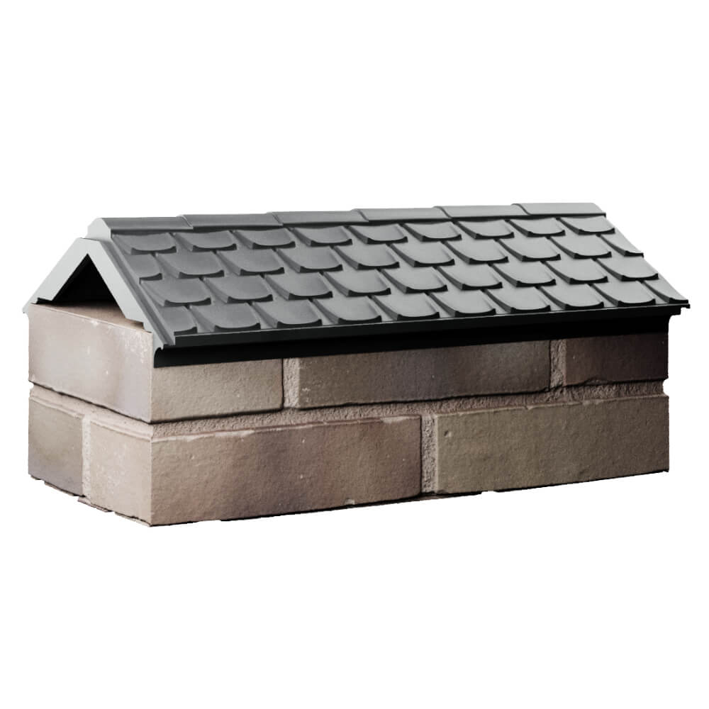 Парапет Zking Эльбрус Серый с посадкой на 1 кирпич (255мм) Волхов фото