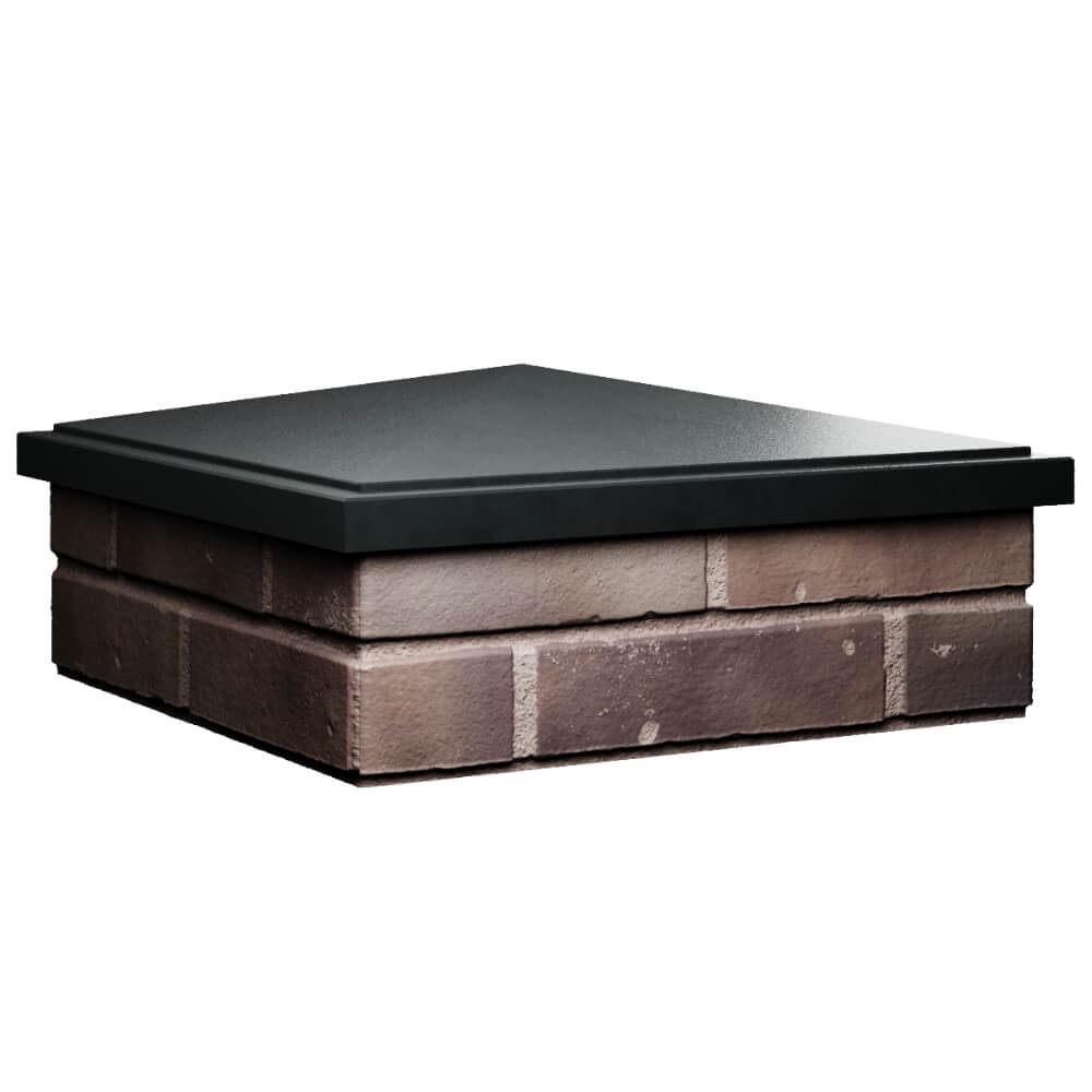 Колпак Zking БонаМоно Черный на столб 2х2 кирпича (515х515, 530х530мм) в Волхове фото