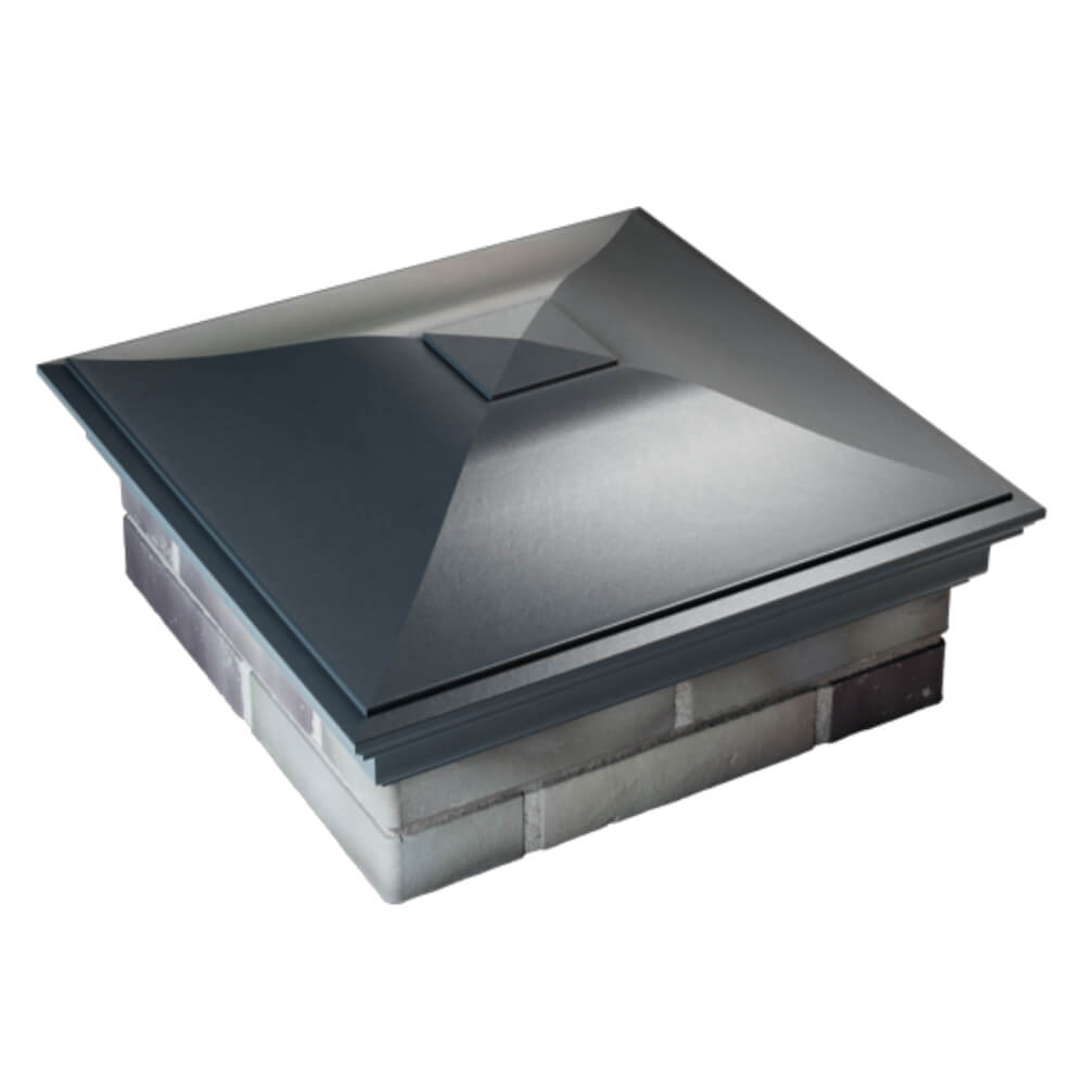 Колпак Zking Монблан Серый на столб 2х2 кирпича (515х515мм) Волхов фото