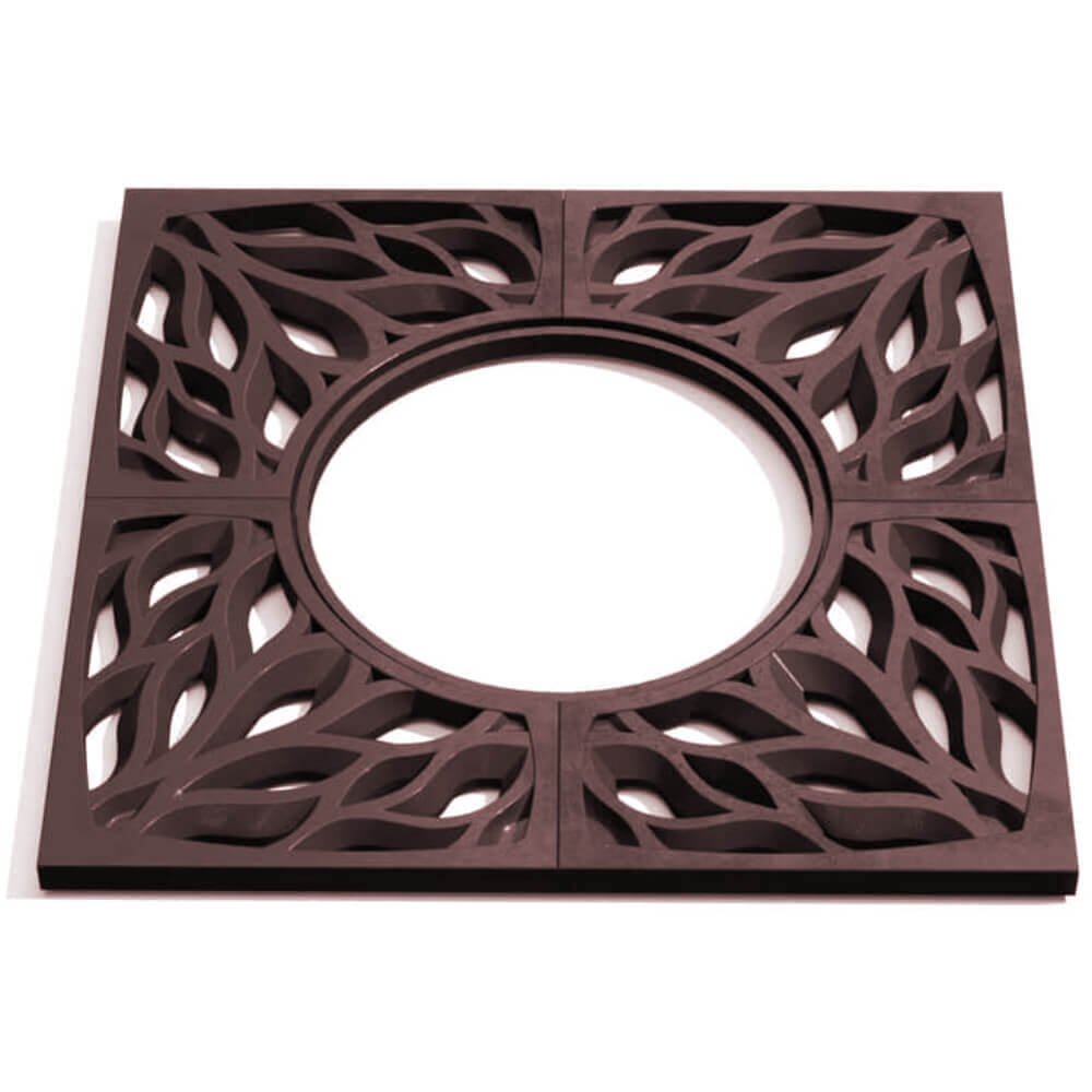 Приствольная решетка для дерева ZKING CRUST 1.2х1.2м Коричневая Волхов фото