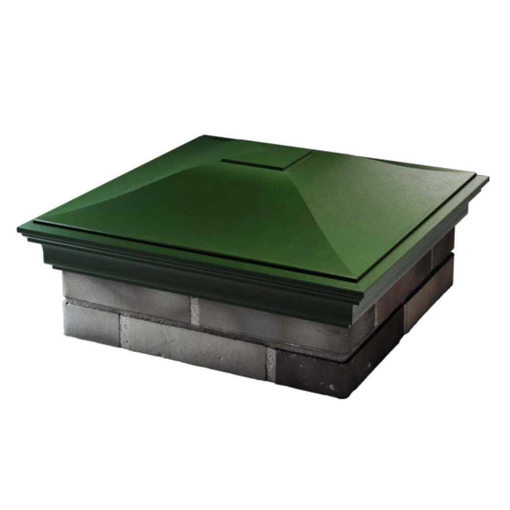 Колпак Zking Монблан Зеленый на столб 2х2 кирпича (515х515мм) в Волхове фото