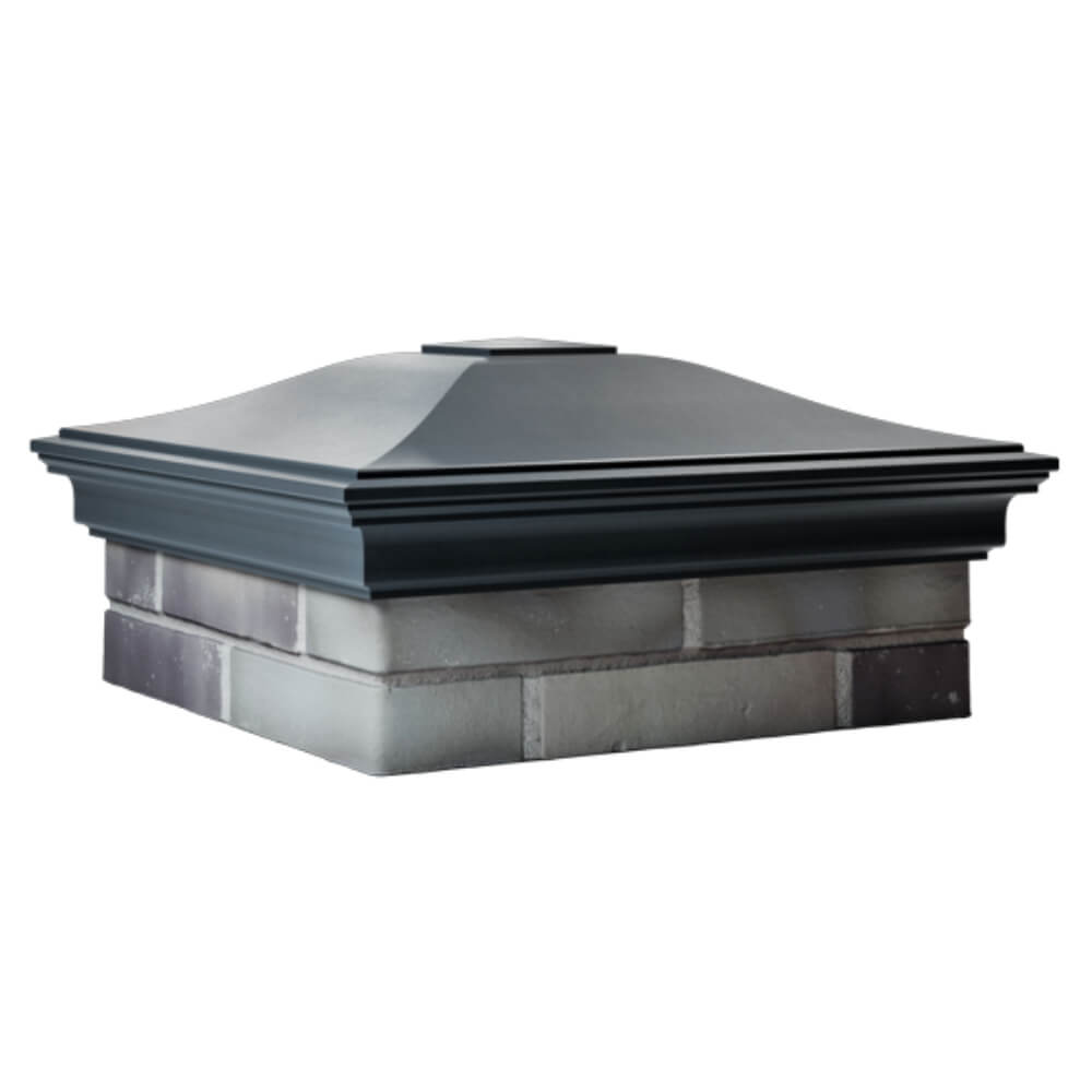 Колпак Zking Монблан Серый на столб 2х2 кирпича (515х515мм) в Волхове фото