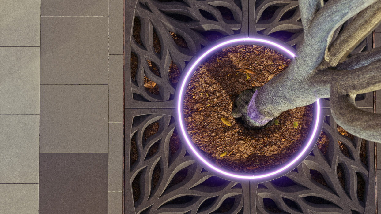 Приствольная решетка для дерева ZKING CRUST 1.2х1.2м Черная в Волхове фото