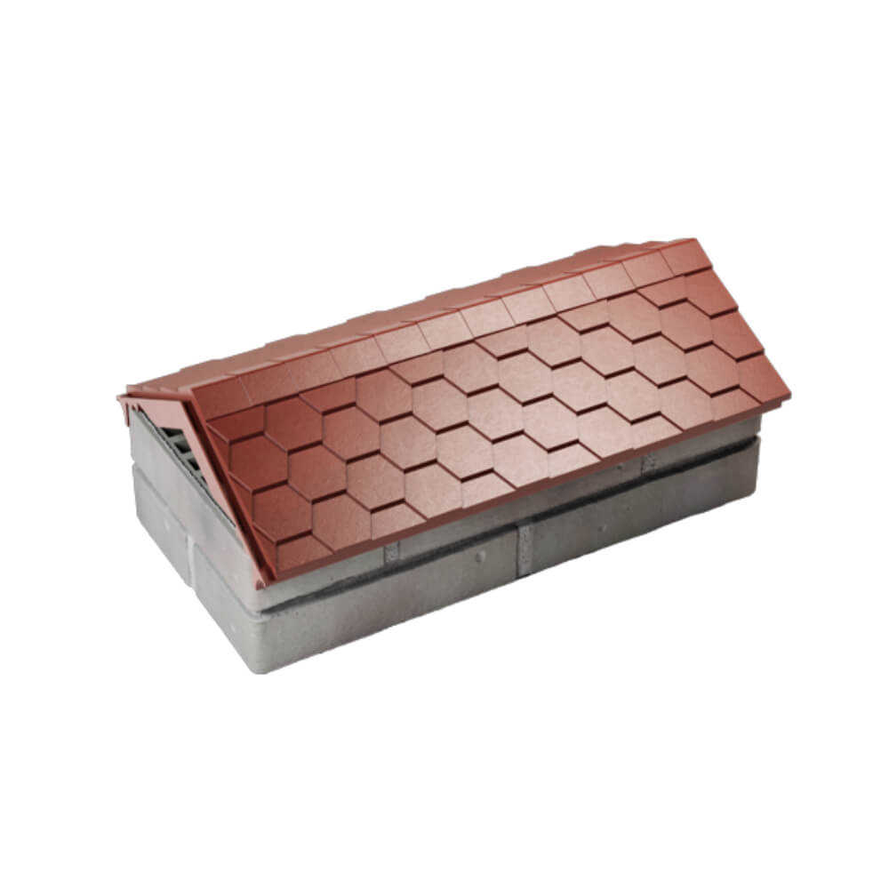 Парапет Zking Эверест Красный с посадкой на 1 кирпич (200/225/255мм) в Волхове фото