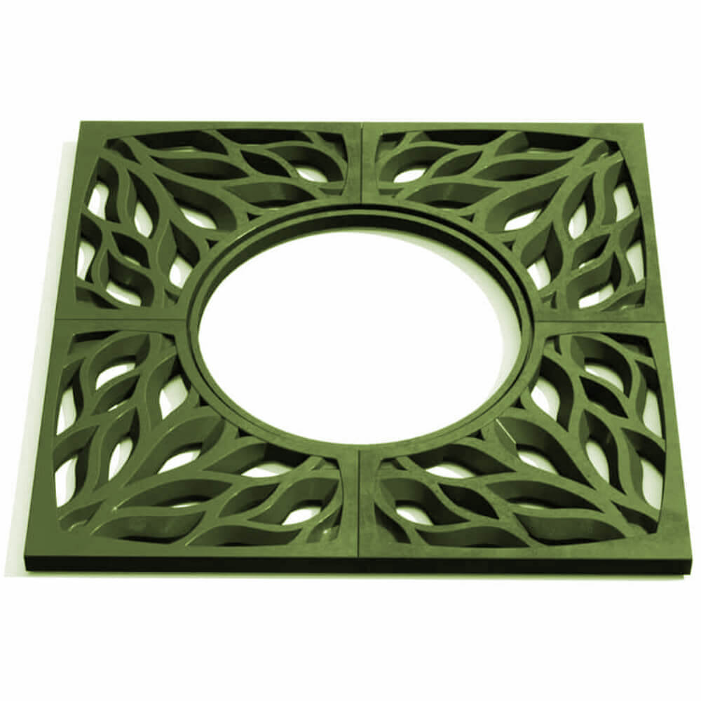 Приствольная решетка для дерева ZKING CRUST 1.2х1.2м Зеленая Волхов фото