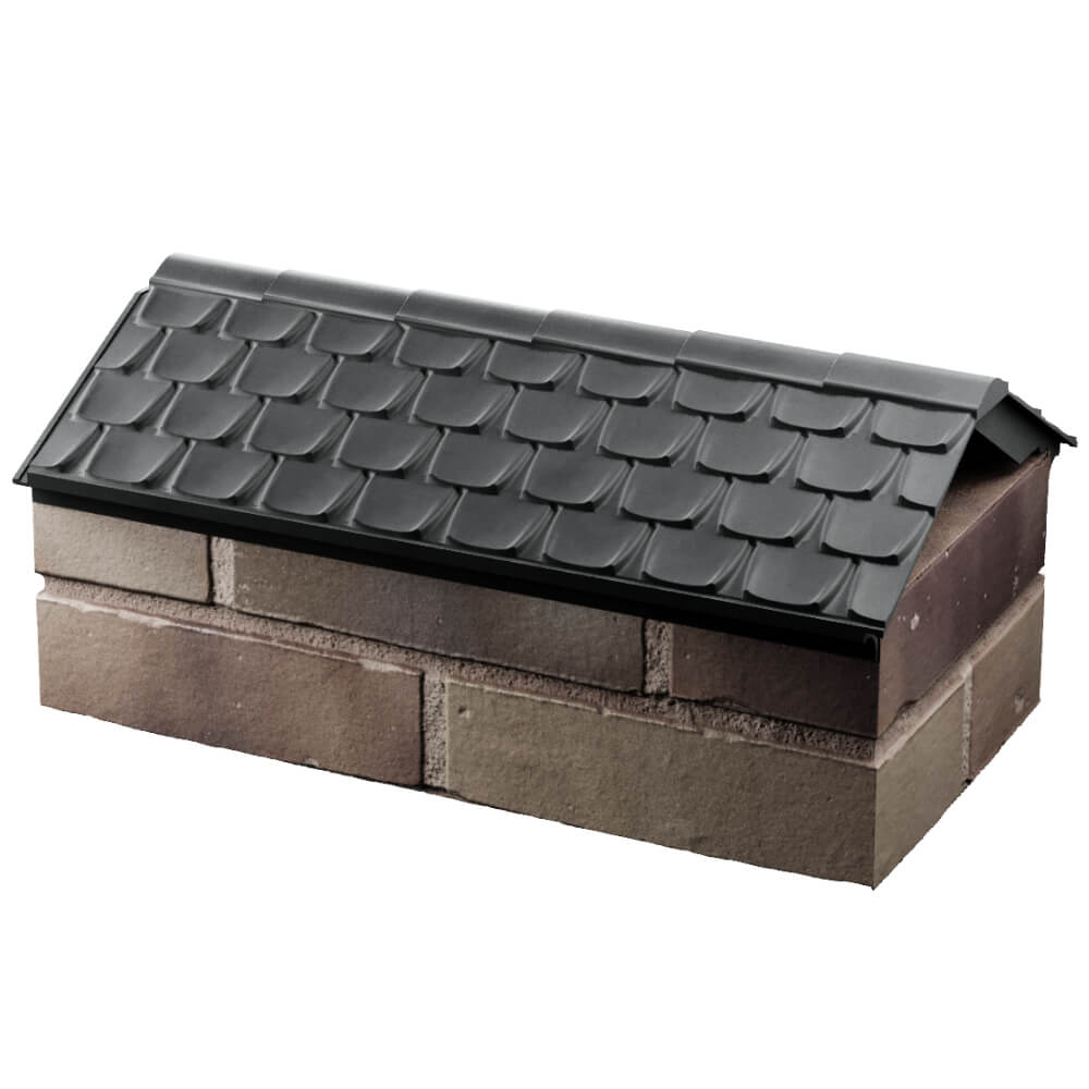 Парапет Zking Эльбрус Серый с посадкой на 1 кирпич (255мм) в Волхове фото