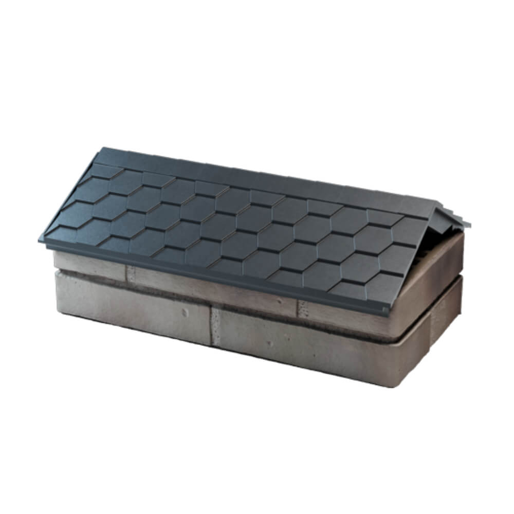 Парапет Zking Эверест Серый с посадкой на 1 кирпич (200/225/255мм) в Волхове фото