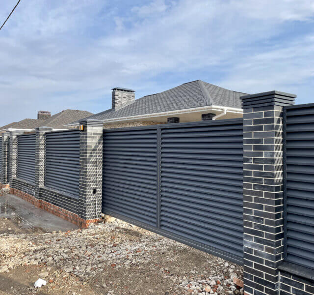 Колпак Zking Бона ХайТек Серый на столб 1.5х1.5 кирпича (385х385мм) в Волхове фото