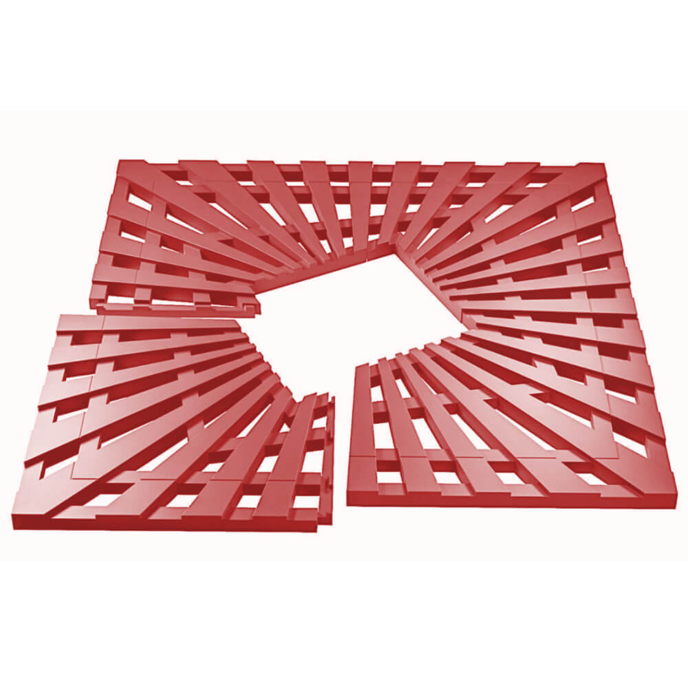 Приствольная решетка для дерева ZKING ATMOSPHERE 1.2х1.2м Красная в Волхове фото