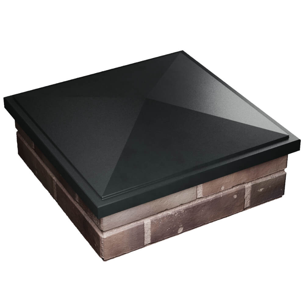 Колпак Zking БонаМоно Черный на столб 2х2 кирпича (515х515, 530х530мм) в Волхове фото