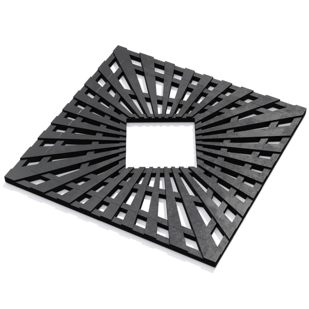 Приствольная решетка для дерева ZKING ATMOSPHERE 1.2х1.2м Черная в Волхове фото