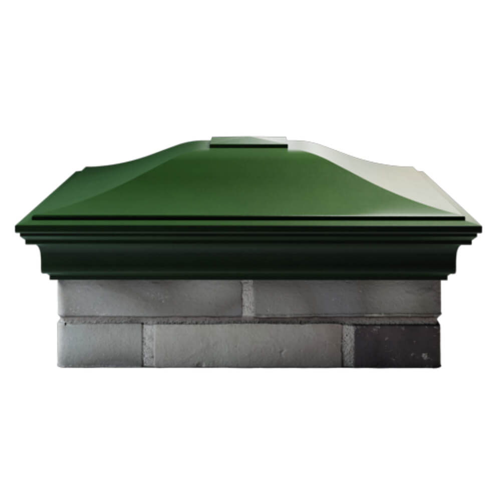 Колпак Zking Монблан Зеленый на столб 2х2 кирпича (515х515мм) в Волхове фото
