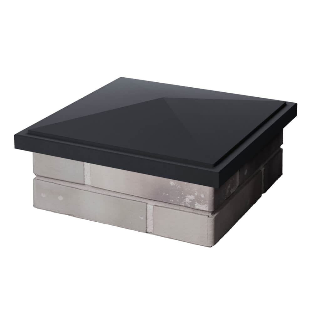 Колпак Zking БонаМоно Серый на столб 1.5х1.5 кирпича (385х385, 400х400мм) в Волхове фото