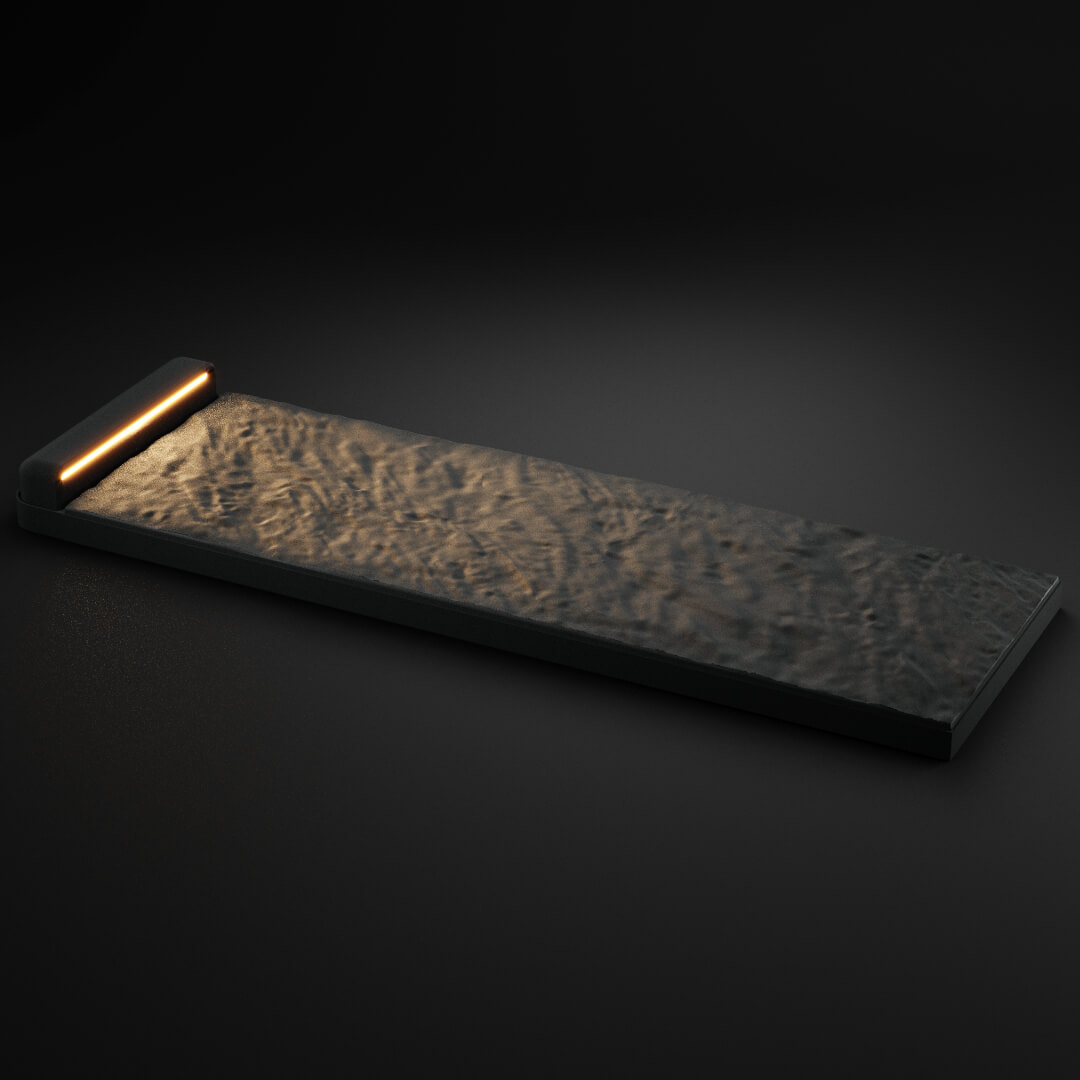 LED Светильник для шаговой плиты STONE Графитовый Серый 330х75х98мм в Волхове фото