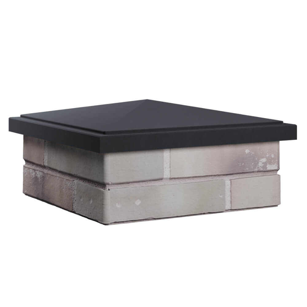 Колпак Zking БонаМоно Серый на столб 1.5х1.5 кирпича (385х385, 400х400мм) в Волхове фото