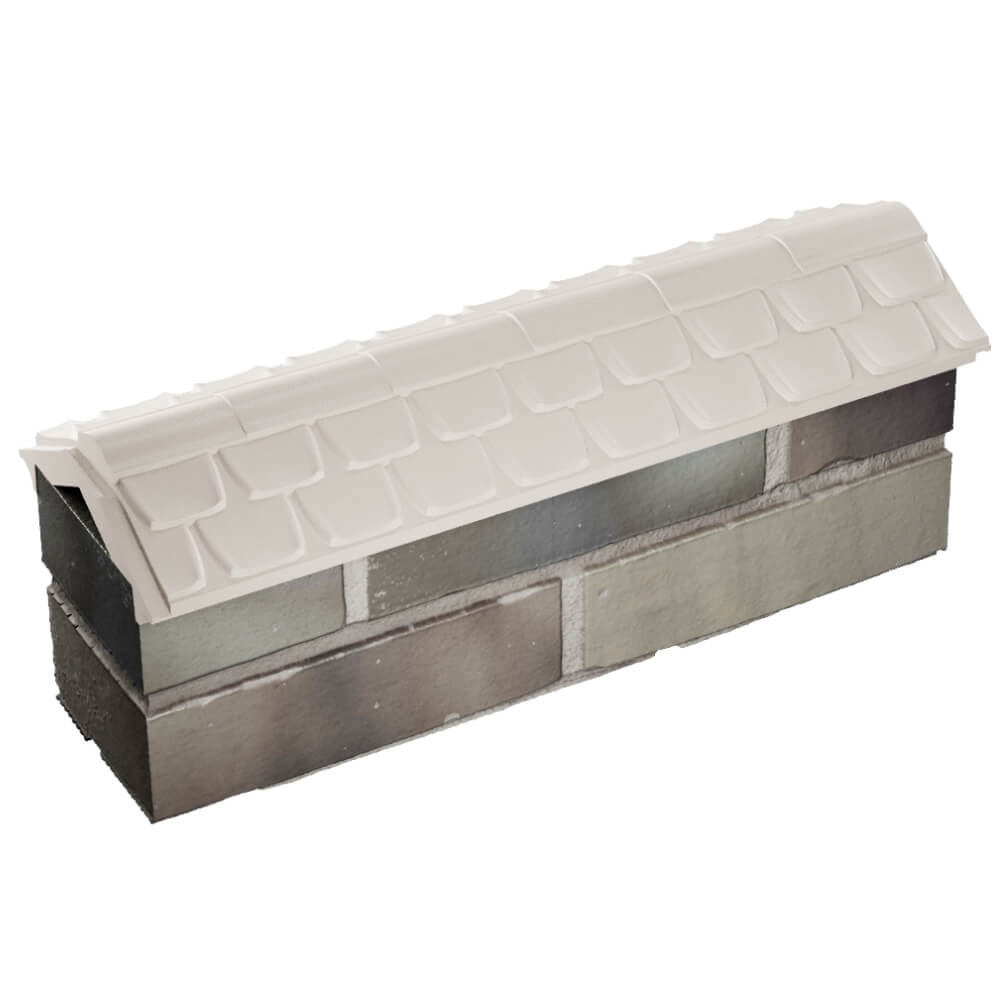 Парапет Zking Эльбрус Бежевый с посадкой на 0.5 кирпича (130мм) в Волхове фото