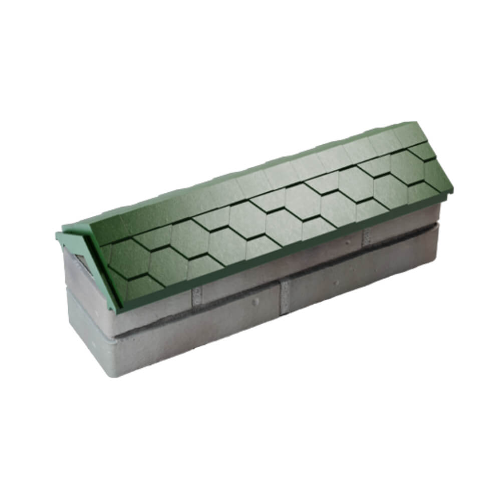 Парапет Zking Эверест Зеленый с посадкой на 0.5 кирпича (130мм) в Волхове фото